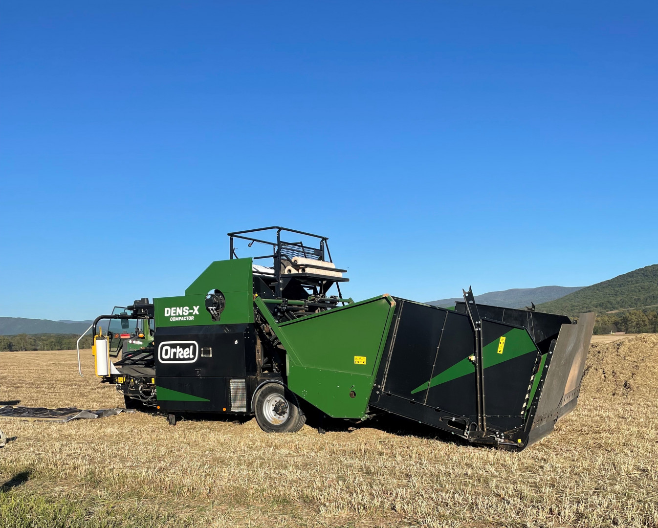 Orkel Dens-X compactor helping reducing crop loss